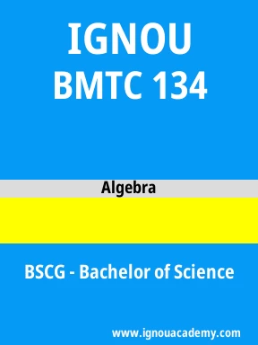 BMTC 134 Solved Assignment