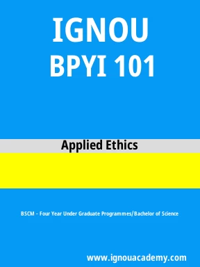BPYI 101 Solved Assignment