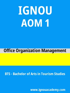 AOM 1 Solved Assignment