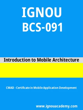 BCS-091 Solved Assignment