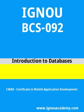 BCS-092 Solved Assignment