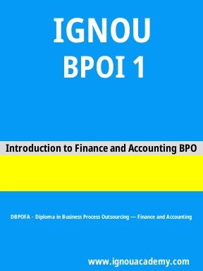 BPOI 1 Solved Assignment