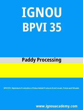 BPVI 35 Solved Assignment