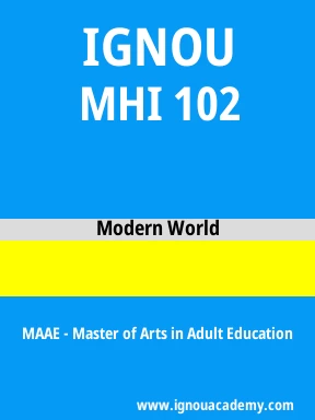 MHI 102 Solved Assignment