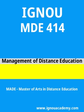 MDE 414 Solved Assignment