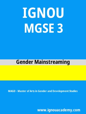 MGSE 3 Solved Assignment
