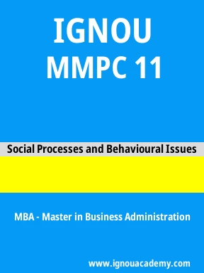 MMPC 11 Solved Assignment