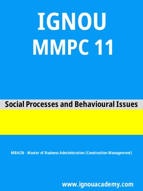 MMPC 11 Solved Assignment