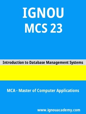MCS 23 Solved Assignment