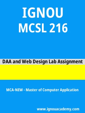 MCSL 216 Solved Assignment
