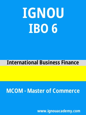 IBO 6 Solved Assignment