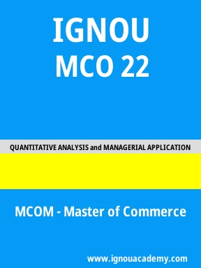 MCO 22 Solved Assignment