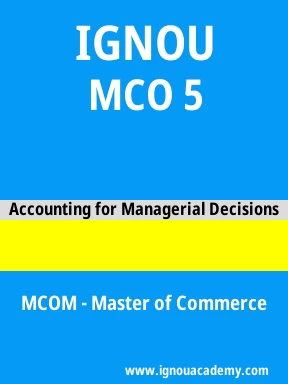 MCO 5 Solved Assignment