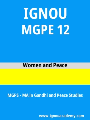 MGPE 12 Solved Assignment