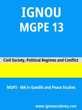 MGPE 13 Solved Assignment