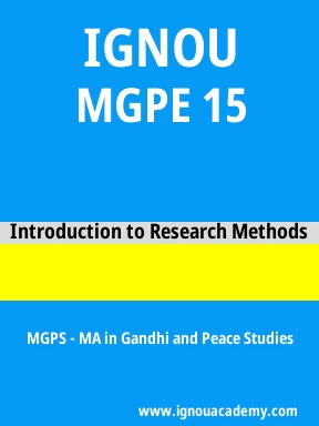 MGPE 15 Solved Assignment