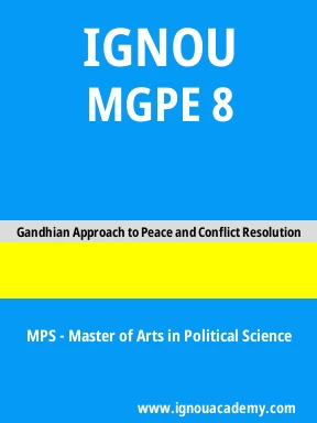 MGPE 8 Solved Assignment