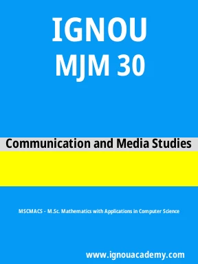 MJM 30 Solved Assignment