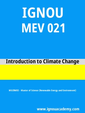 MEV 021 Solved Assignment