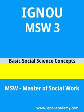 MSW 3 Solved Assignment