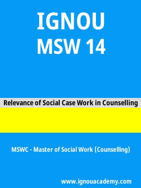 MSW 14 Solved Assignment