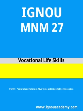 MNM 27 Solved Assignment