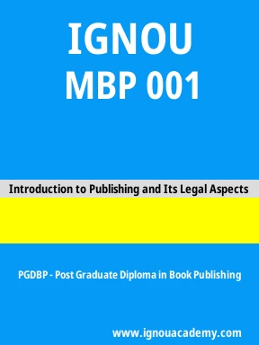 MBP 001 Solved Assignment