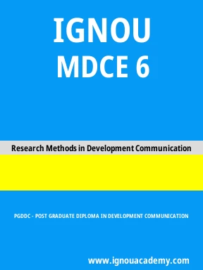 MDCE 6 Solved Assignment