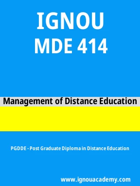 MDE 414 Solved Assignment