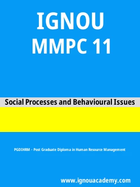 MMPC 11 Solved Assignment