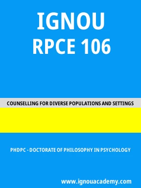 RPCE 106 Solved Assignment