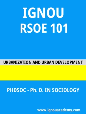RSOE 101 Solved Assignment